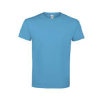 Camisetas personalizadas algodón 190 G/M2 azul agua