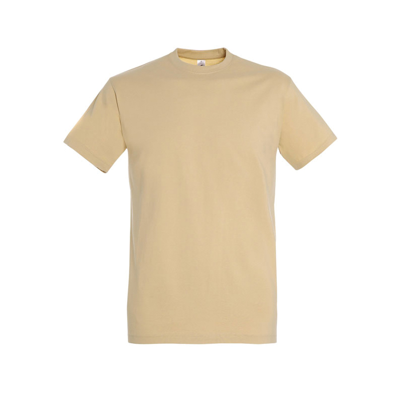 Camisetas personalizadas algodón 190 G/M2 beige