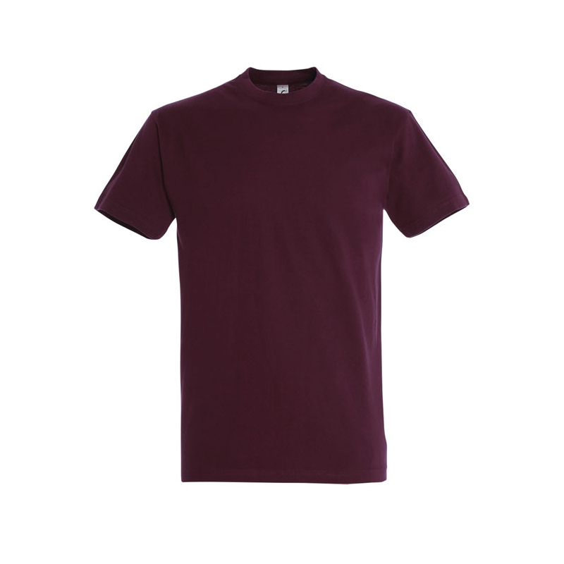 Camisetas personalizadas algodón 190 G/M2 burgundy