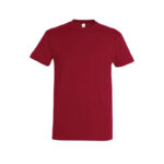 Camisetas personalizadas algodón 190 G/M2 rojo oscuro