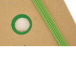 Bloc cartón con troquel verde detalle regalos publicitarios eco