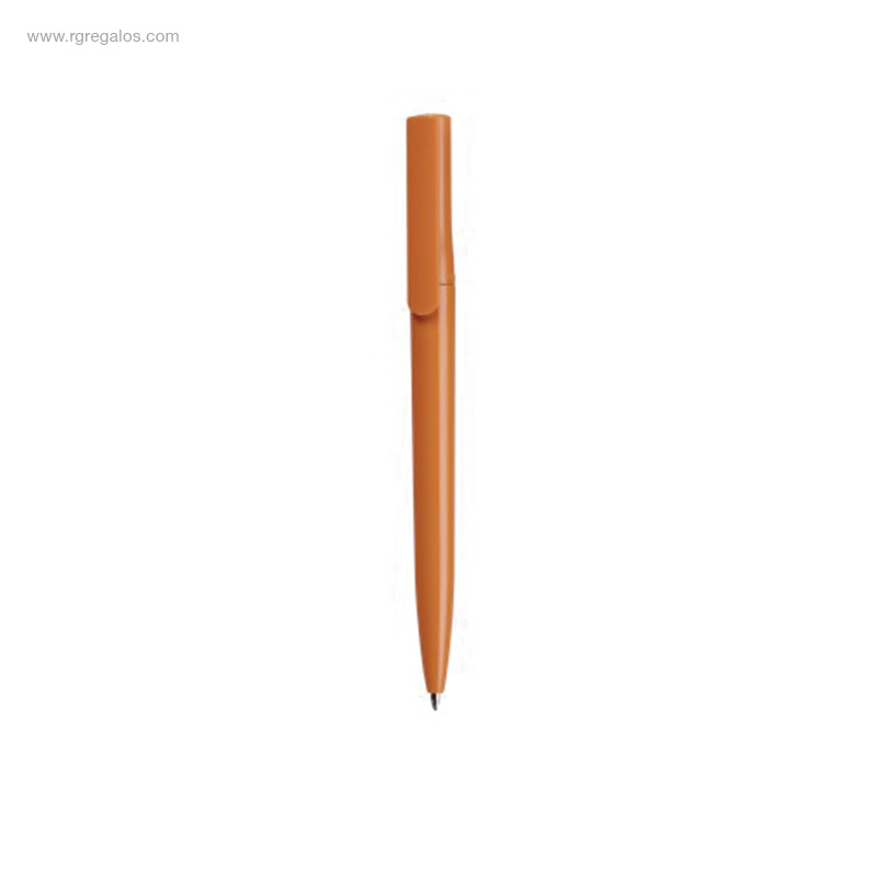 Bolígrafo-RPET-opaco-naranja-RG-regalos