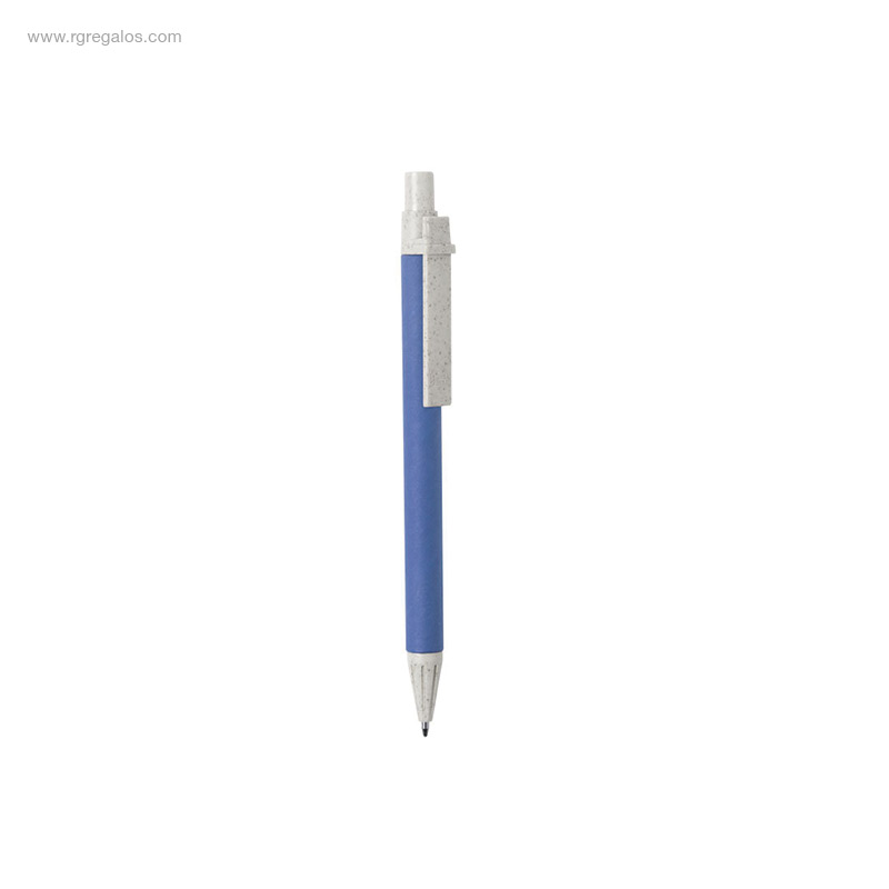 Bolígrafo-cartón-reciclado-azul-RG-regalos-publicitarios