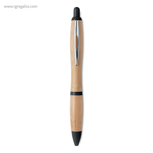 Bolígrafo-de-bambú-negro-RG-regalos