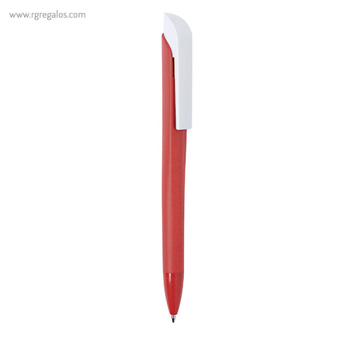 Bolígrafo-de-fibra-de-trigo-rojo-RG-regalos-publicitarios