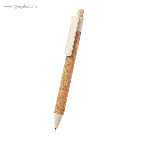 Bolígrafo-en-corcho-natural-blanco-RG-regalos-personalizados