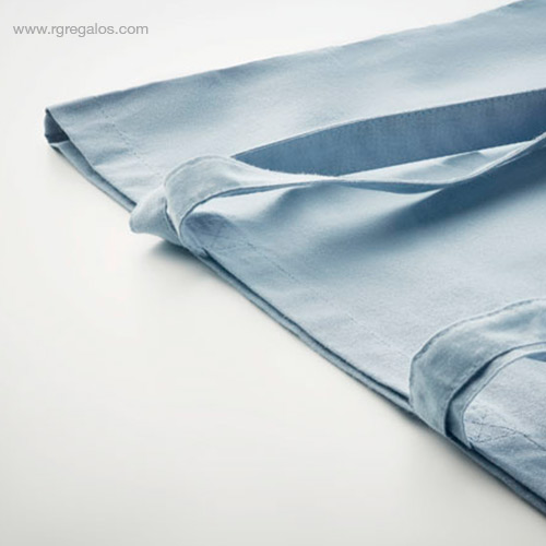 Bolsa-algodón-orgánico-colores-azul-detalle-RG-regalos