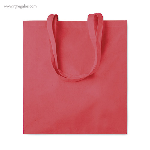 Bolsa-compra-100%-algodón-rojo-RG-regalos-publicitarios