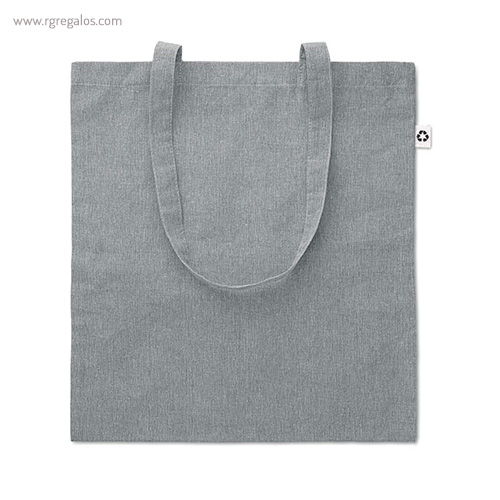 Bolsa de algodón reciclado gris - RG regalos publicitarios