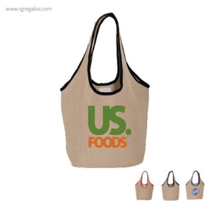 Bolsa de yute camiseta - RG regalos publicitarios