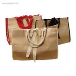 Bolsa de yute con cinta colores regalos publicitarios eco