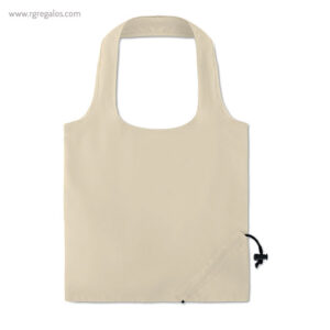 Bolsa plegable algodón fresa con asas cortas - RG regalos publicitarios