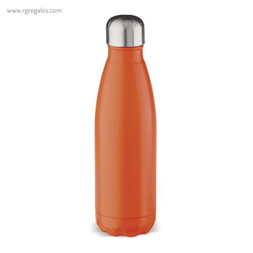 Botella de acero inox naranja regalos publicitarios