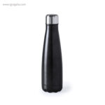 Botella de acero inox brillante de 630 ml negra - RG regalos publicitarios
