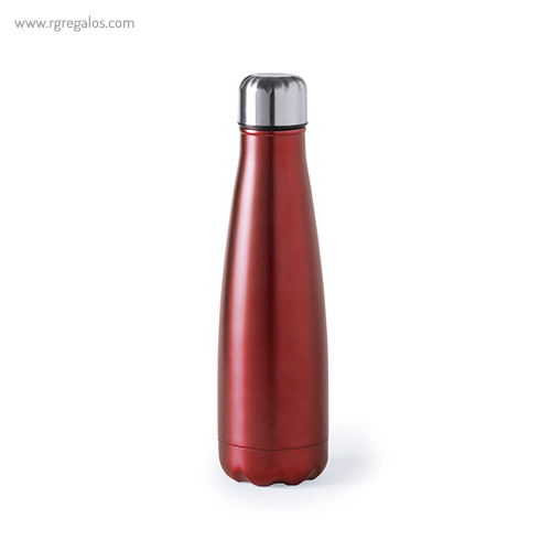Ampolla d'acer inox brillant de 630 ml vermella - RG regals publicitaris