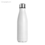 Botella de acero inox mate de 750 ml blanca - RG regalos publicitarios