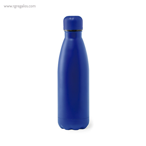 Botella de acero inox mate de 790 ml azul - RG regalos publicitarios