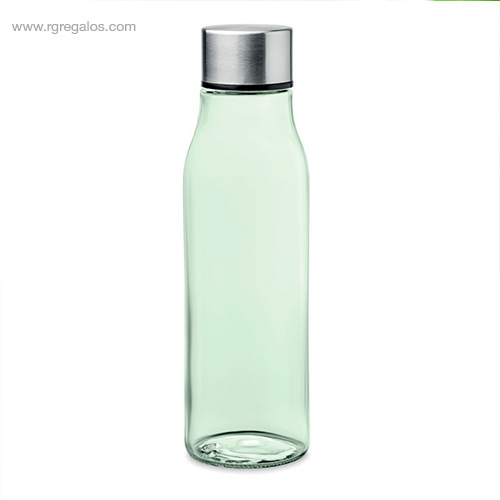 Botella-de-cristal-500-ml-verde-transparente-RG-regalos-empresa