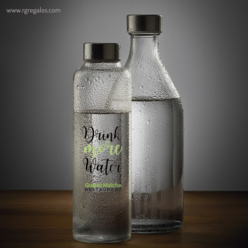 Botella de cristal de 1 litro modelos- RG regalos publicitarios