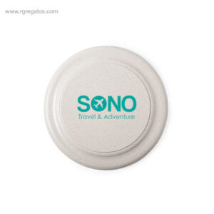 Frisbee fibra de bambú logo - RG regalos