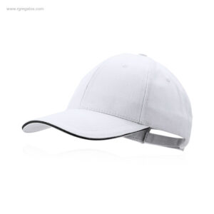 Gorra-algodón-ribete-visera-blanca-RG-regalos