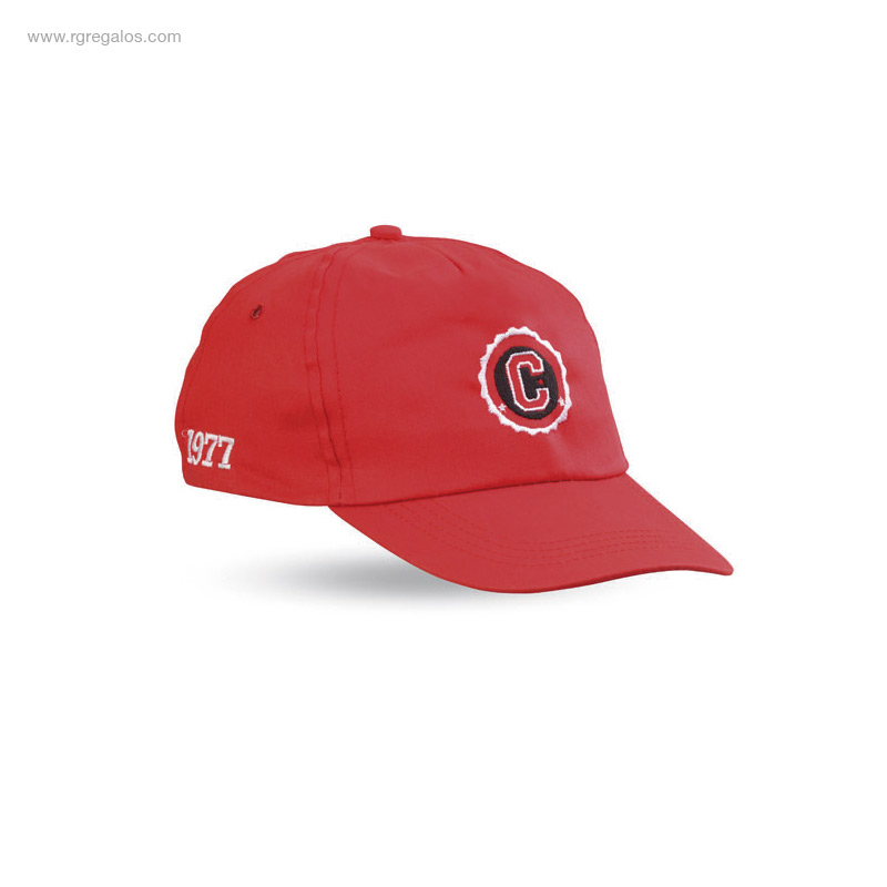 Gorra-béisbol-roja-logo-RG-regalos