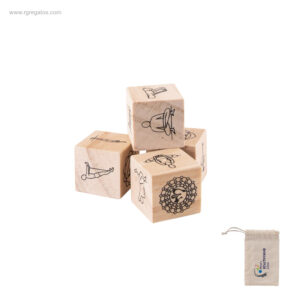 Juego yoga madera regalos ecológicos empresa