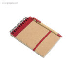 Llibreta-de-paper-reciclat-vermella-70-fulles-RG-regals-publicitaris