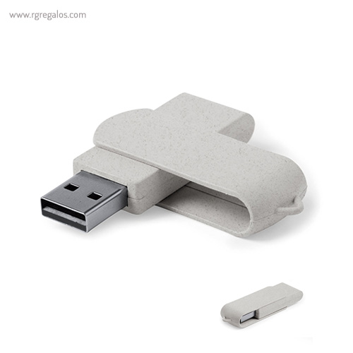Memòria USB canya de blat 16 GB - RG regals publicitaris