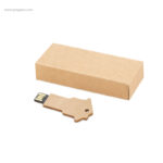 Memoria USB papel casa presentación Regalos publicitarios ecológicos