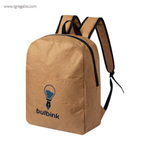 Mochila en papel laminado cintas acolchadas - RG regalos publicitarios