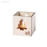 Portavela-fusta-Nadal-arbre-logo-RG-regals-publicitaris