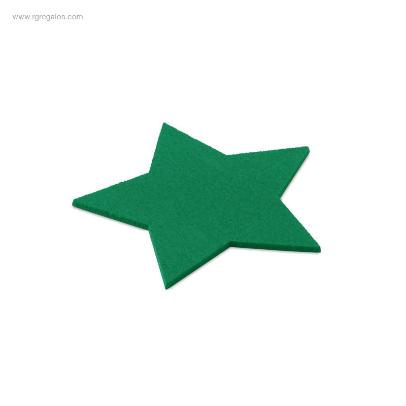 Posavasos-Nadal-feltre-estrella-verd-RG-regals