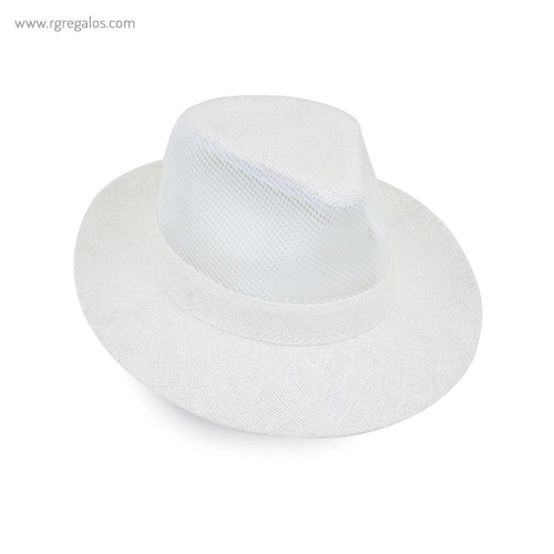 Sombrero en fibra natural blanco - RG regalos publicitarios