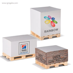 Taco de notes pallet - RG regals publicitaris