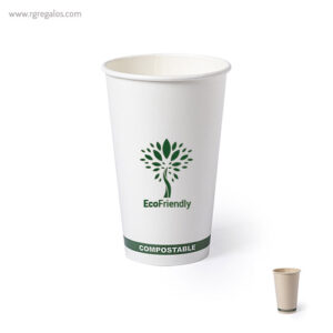 Vas paper PLA 100% compostable - RG regals publicitaris