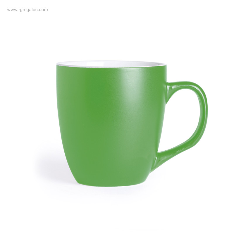 Taza-cerámica-mate-440-ml-verde-RG-regalos-ecológicos