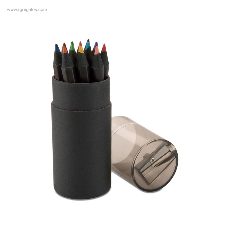 12-lápices-colores-estuche-negro-detalle-RG-regalos