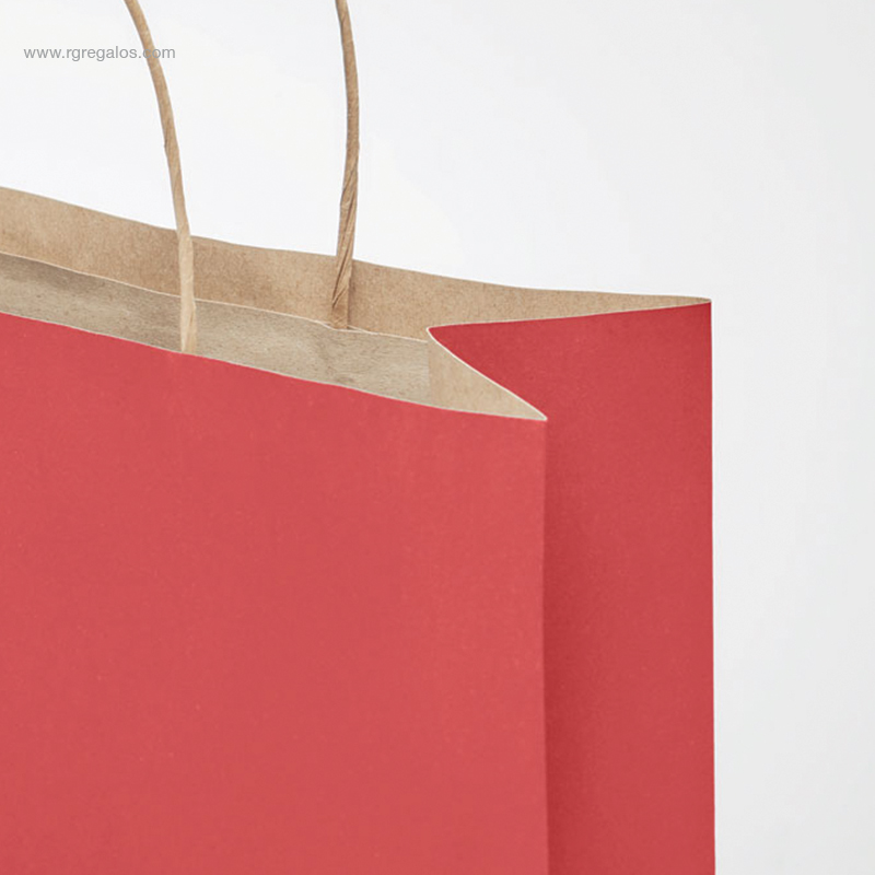 Bolsa papel regalos roja