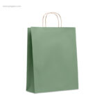Bolsa papel colores verde grande RG regalos ecológicos