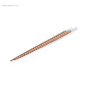 Palillos de bambú personalizados blancos RG regalos publicitarios