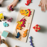 Puzzle madera dinosaurio base RG regalos promocionales