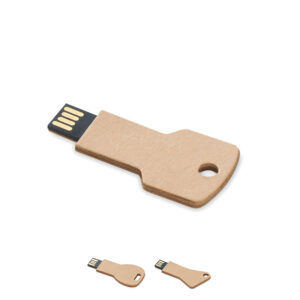 Memòria USB paper clau rodona formes per a regal d'empresa