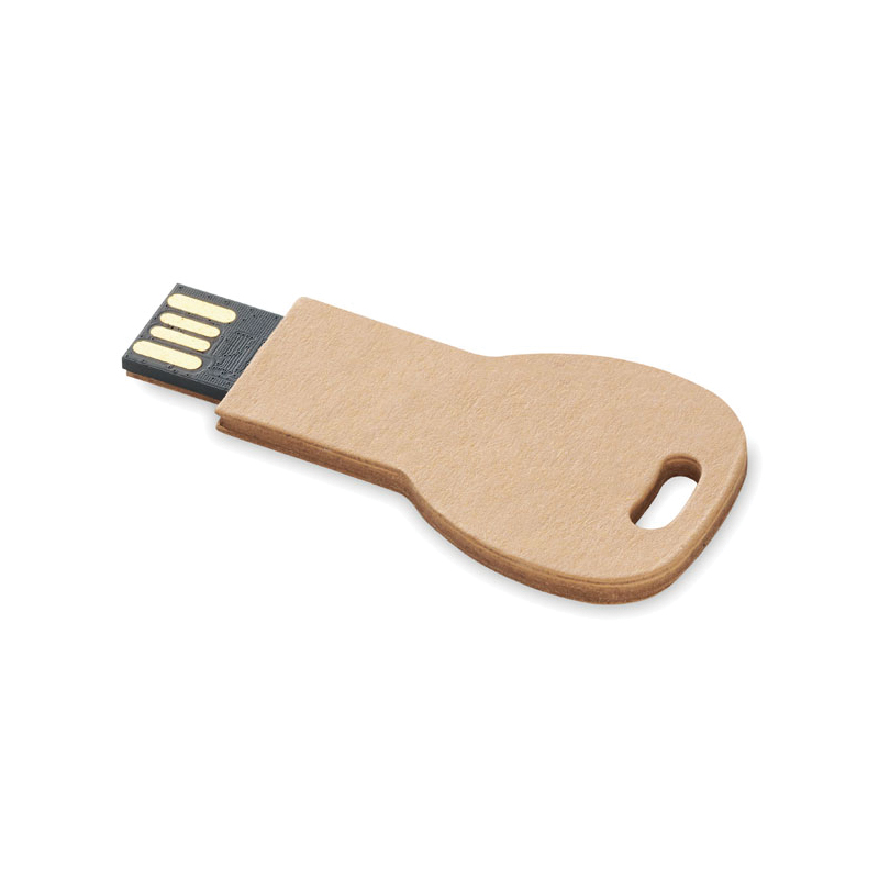 Memòria USB paper clau rodona per a regal d'empresa