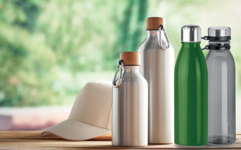 Botellas personalizadas para campañas de marketing sostenibles