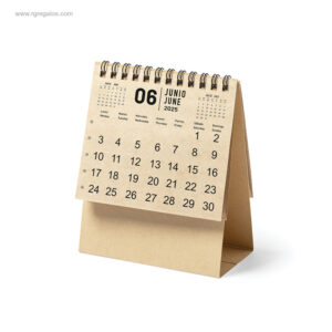 Calendario 2025 cartón reciclado para logo