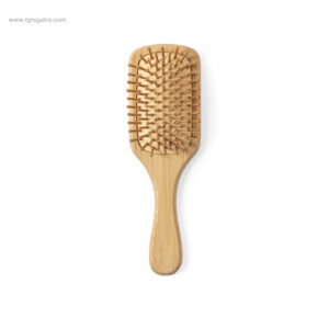 Cepillo púas bambú para personalizar fondo crema