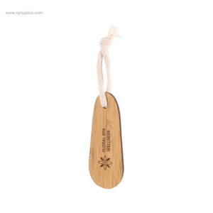 Lima multiusos personalizada bambú logo