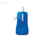 Botella plegable PET personalizada azul