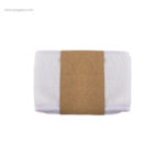 Cinta pelo toalla personalizada blanca presentación
